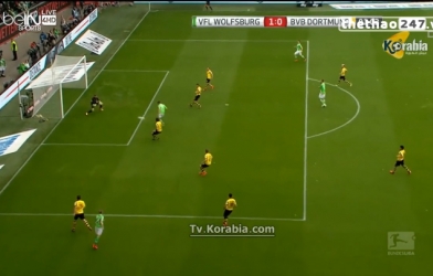 Video clip bàn thắng: Wolfsburg 2-1 Borussia Dortmund (VĐQG Đức 2014/15)